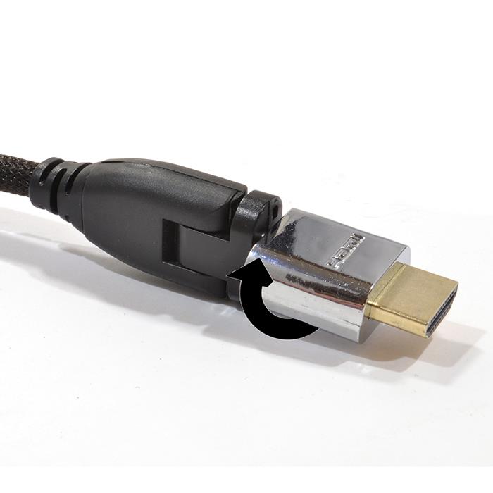 HDMI Cable with Rotating Connectors